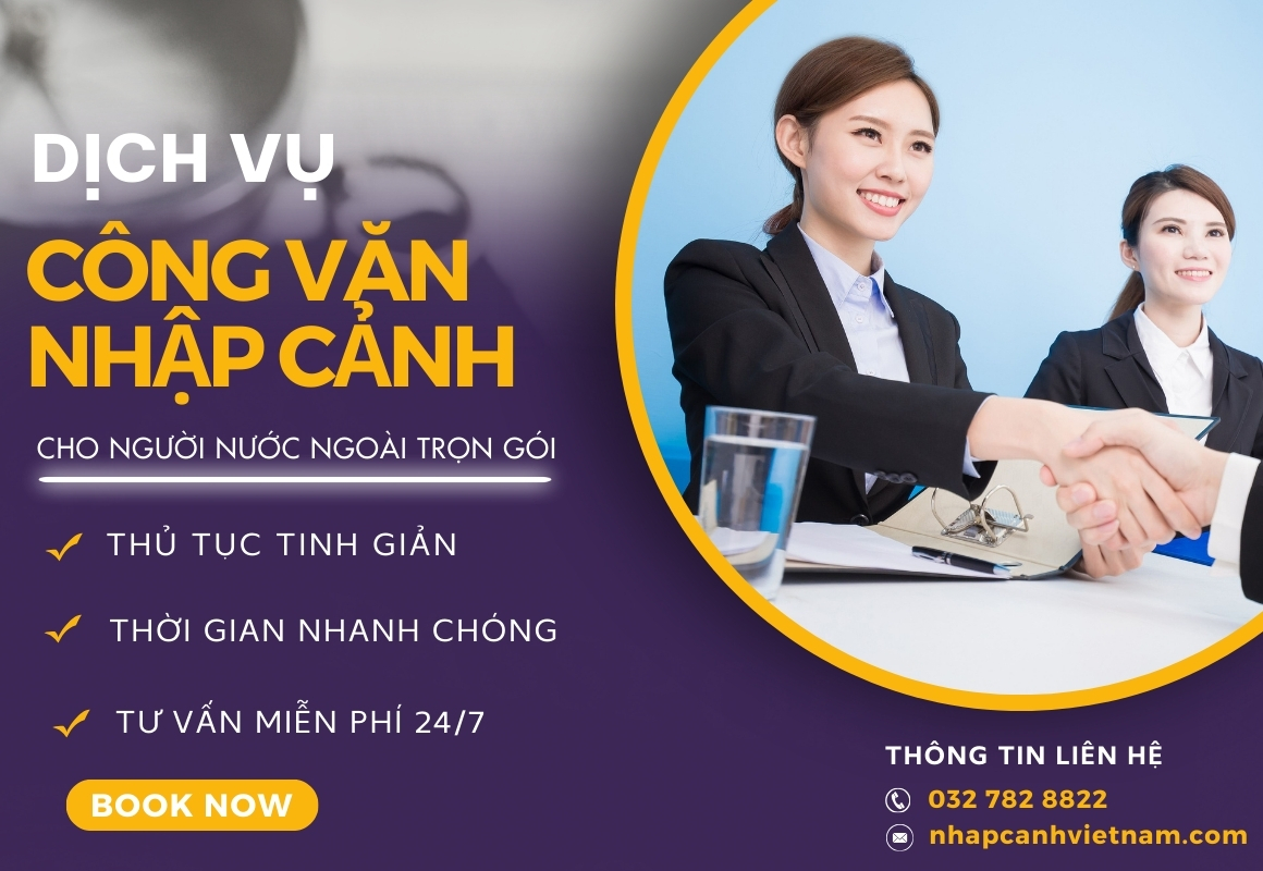 Dịch vụ làm công văn nhập cảnh Việt Nam cho người nước ngoài