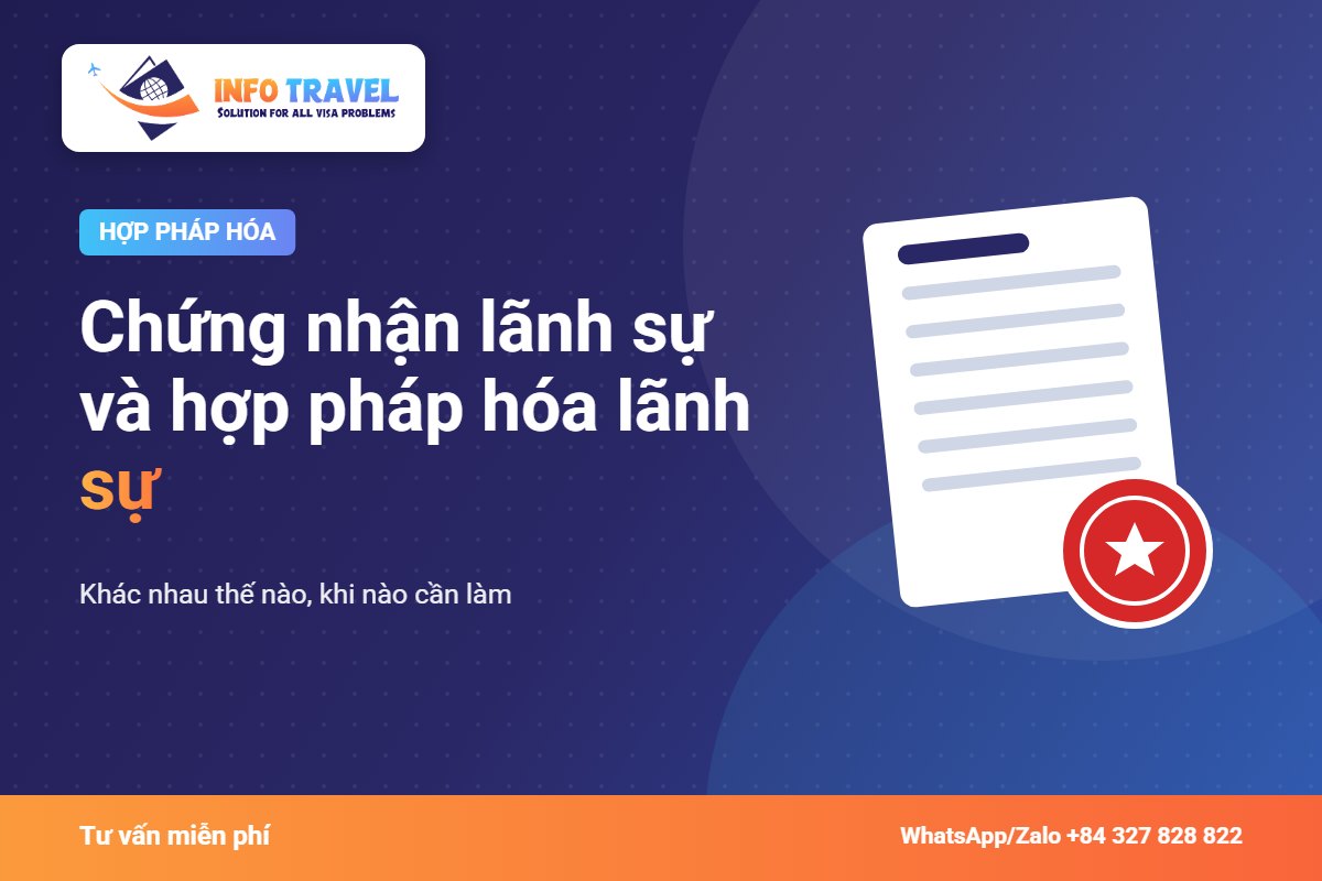 Chứng nhận lãnh sự và hợp pháp hóa lãnh sự – Info Travel
