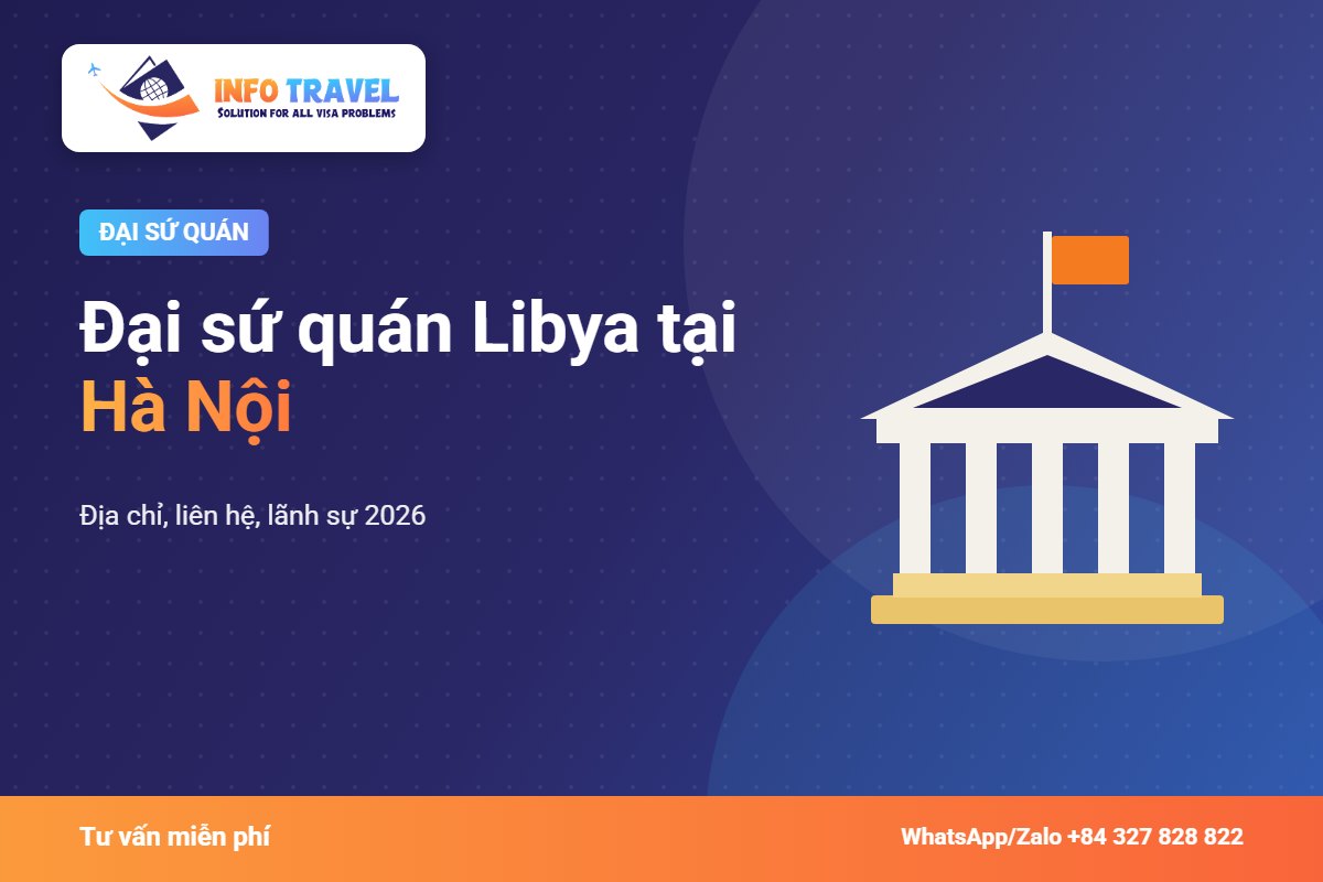 Đại sứ quán Libya tại Hà Nội: địa chỉ, liên hệ, lãnh sự 2026 – Info Travel