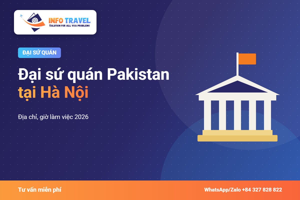 Đại sứ quán Pakistan tại Hà Nội: địa chỉ, giờ làm việc 2026 – Info Travel