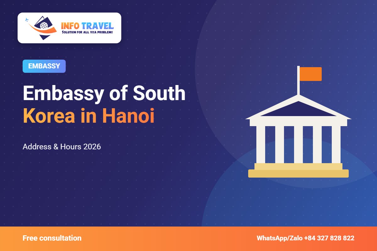 Embassy of South Korea in Hanoi: Address & Hours 2026 – Info Travel
