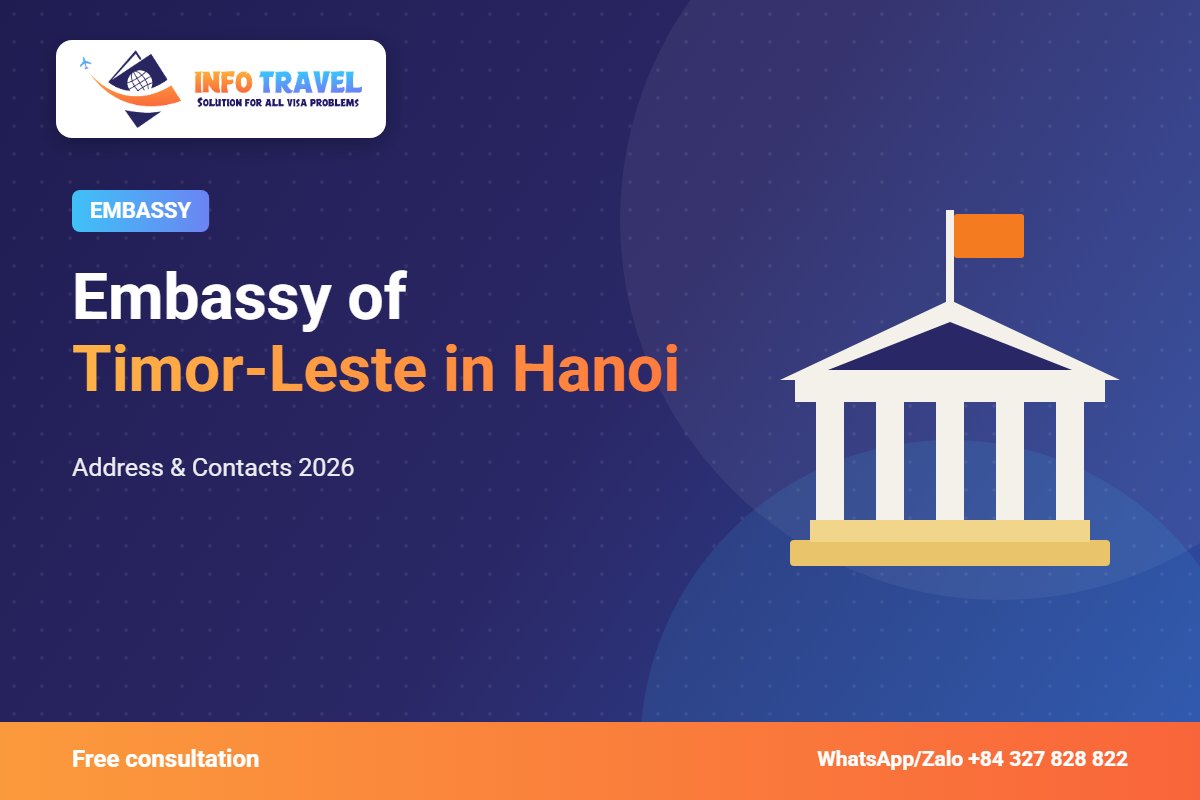 Embassy of Timor-Leste in Hanoi: Address & Contacts 2026 – Info Travel