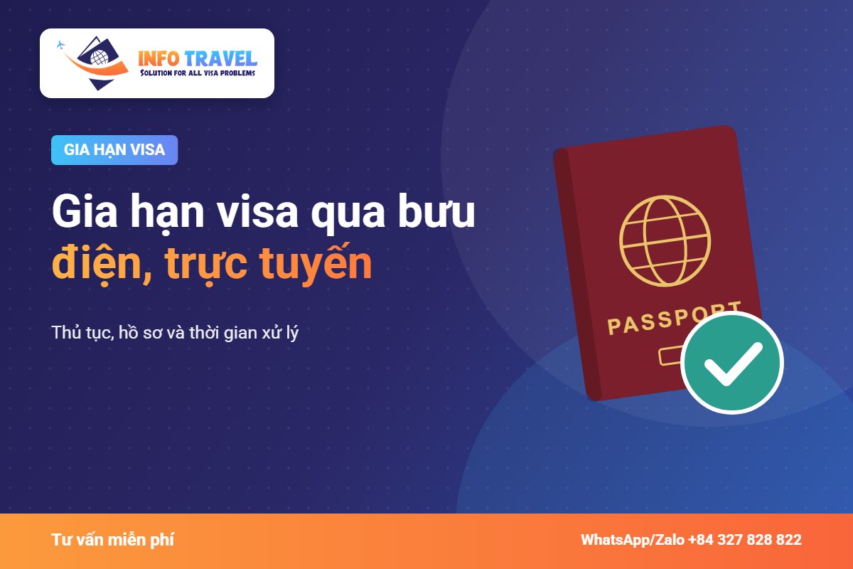 Gia hạn visa qua bưu điện, trực tuyến – Info Travel