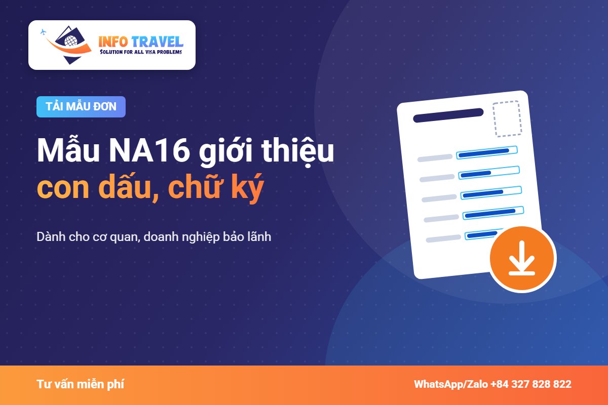 Mẫu NA16 giới thiệu con dấu, chữ ký – Info Travel