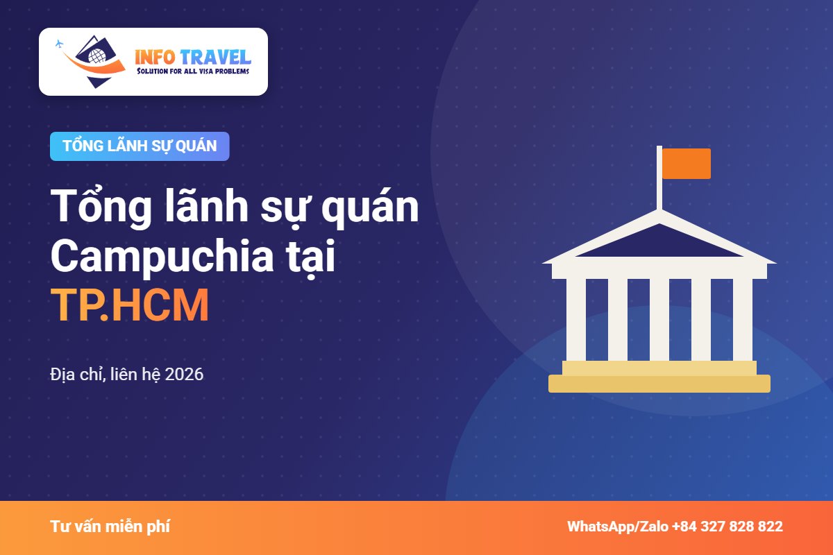 Tổng lãnh sự quán Campuchia tại TP.HCM: địa chỉ, liên hệ 2026 – Info Travel