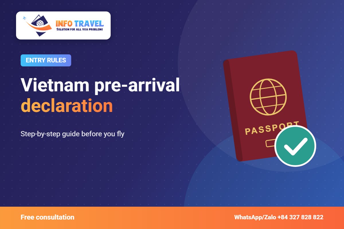Vietnam pre-arrival declaration – Info Travel