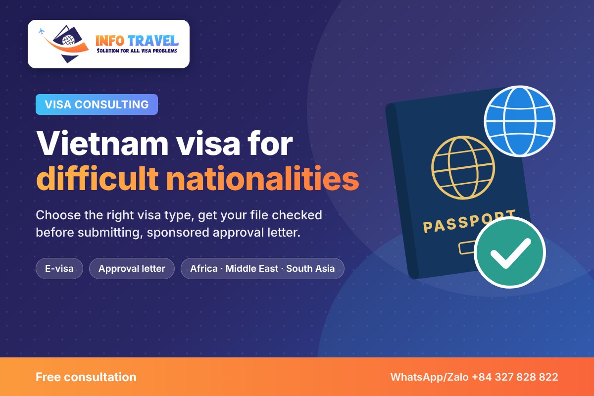 Vietnam visa consulting for difficult nationalities – Info Travel