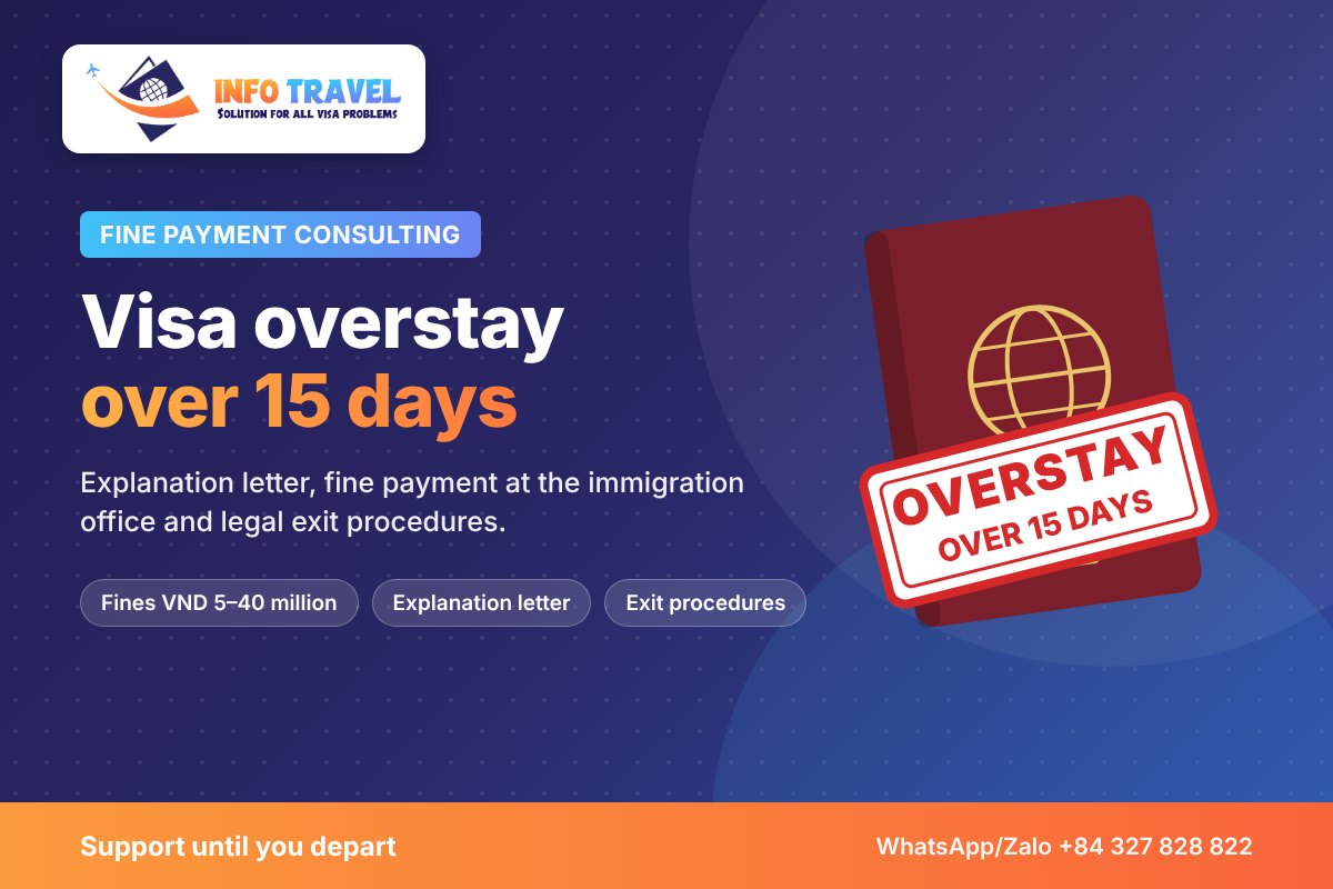 Vietnam visa overstay over 15 days – fines and exit procedures – Info Travel