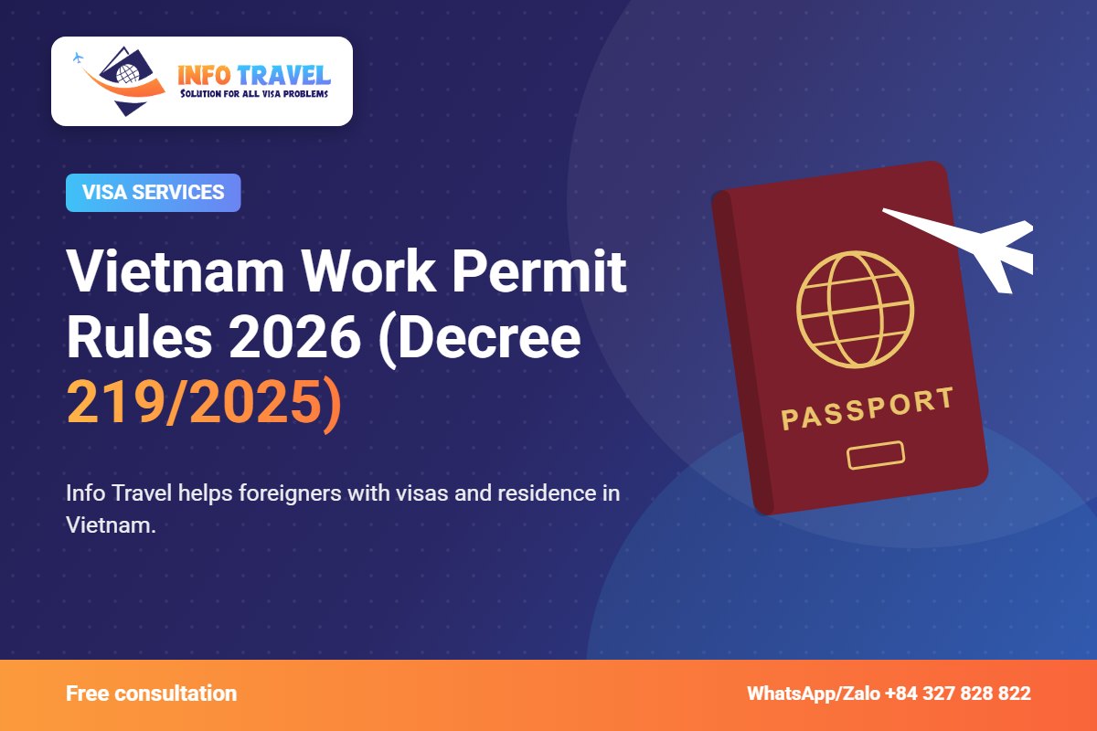 Vietnam Work Permit Rules 2026 (Decree 219/2025) – Info Travel