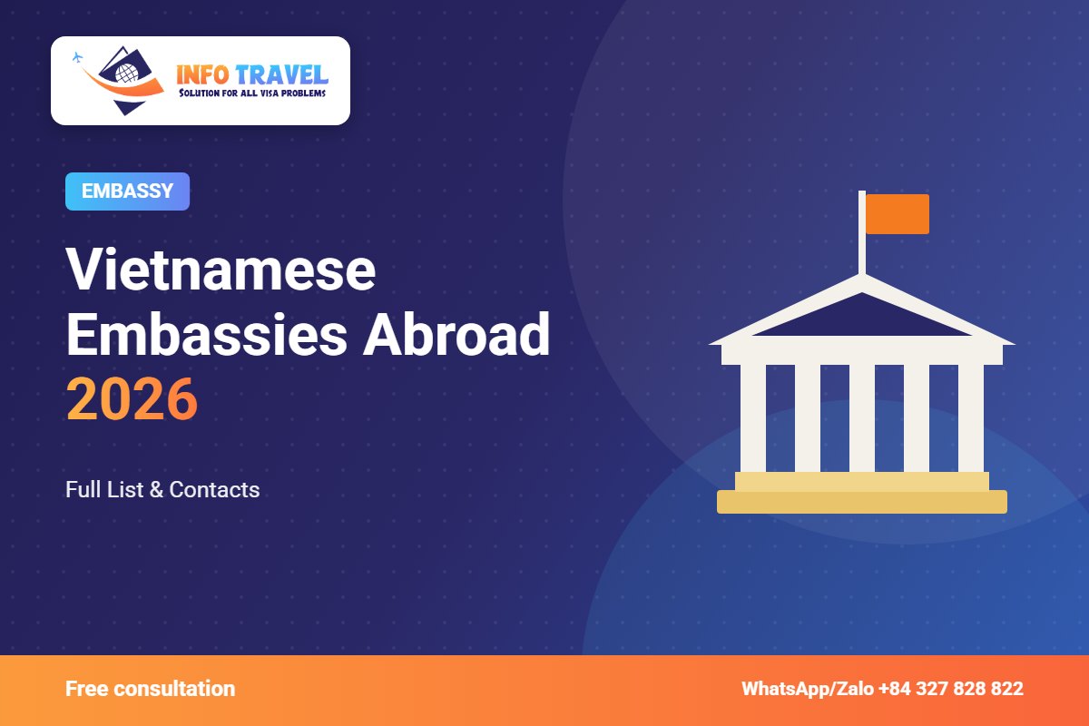 Vietnamese Embassies Abroad 2026: Full List & Contacts – Info Travel