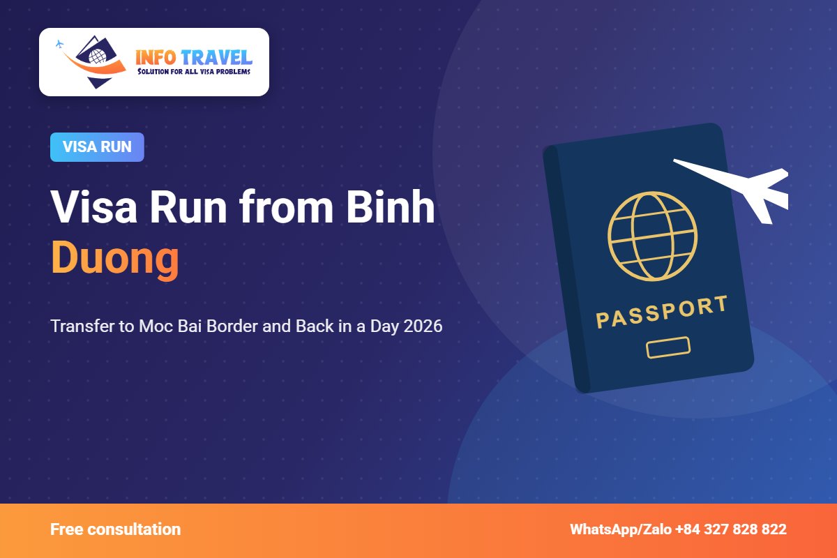 Visa Run from Binh Duong: Transfer to Moc Bai Border and Back in a Day 2026 – Info Travel