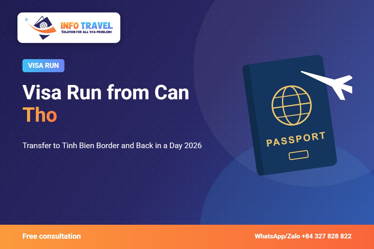 Visa Run from Can Tho: Transfer to Tinh Bien Border and Back in a Day 2026 – Info Travel