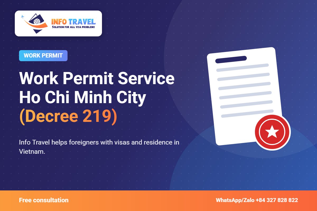 Work Permit Service Ho Chi Minh City 2026 (Decree 219) – Info Travel